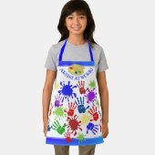 Messy Handprints Künstler am Arbeitsplatz Kinder S Schürze (Insitu)