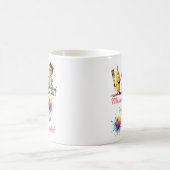Messy Hands Epic Art Celebrate World Art Day Kaffeetasse (Mittel)