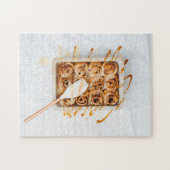 Messy Homemade Cinnamon Rolls Puzzle (Horizontal)