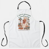 Messy Kitchen, Happy Koch Schürze (Vorderseite)