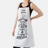 Messy Kitchen ist glücklich und ekstatisch Persona Schürze (InSitu)