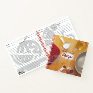 Messy Kitchen Recipe Book Notizblock