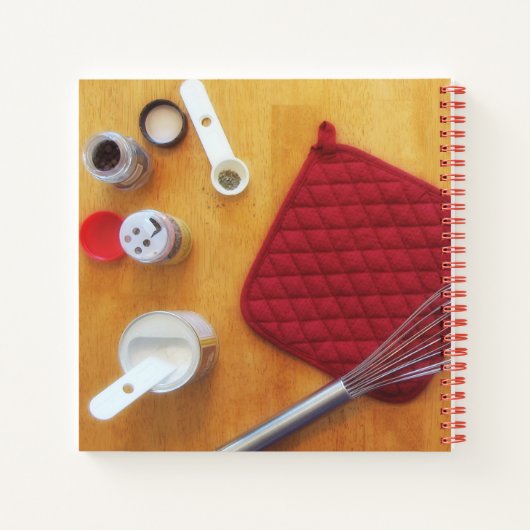 Messy Kitchen Recipe Book Notizblock (Rückseite)