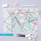 Messy Line Pattern Seidenpapier (Handwerk)