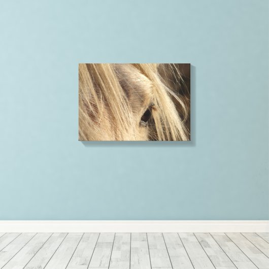 Messy Mane Leinwanddruck (Insitu (Holzboden))