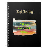 Messy Minds Make Magic | Artistic Brushstroke  Notizblock (Vorderseite)