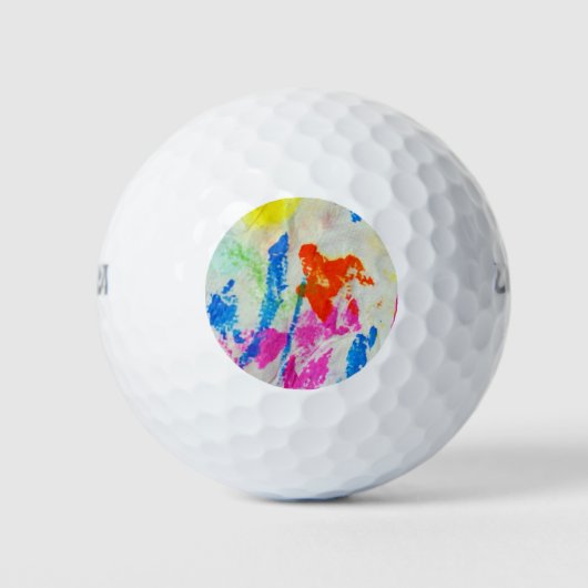Messy Paint Golfball (Vorderseite)