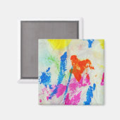 Messy Paint Magnet (Vorderseite/Rückseite)