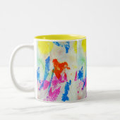 Messy Paint Zweifarbige Tasse (Links)