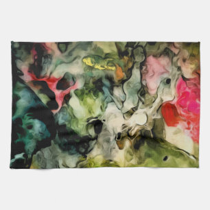Messy Palette Cooles Abstraktes Muster Handtuch