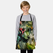 Messy Palette Cooles Abstraktes Muster Schürze (Getragen)