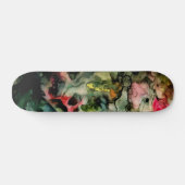 Messy Palette Cooles Abstraktes Muster Skateboard (Horizontal)