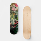 Messy Palette Cooles Abstraktes Muster Skateboard (Vorderseite)
