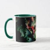 Messy Palette Cooles Abstraktes Muster Tasse (Links)