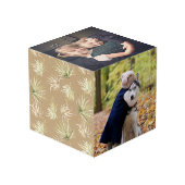 Messy Palm Tri-Color mit Fotos Würfel (Rückseite Schrägansicht)