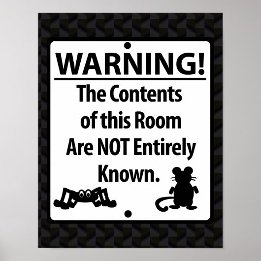 Messy Room Poster (Vorne)