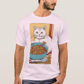 Messy Spaghetti Cat - Hergé Inspiriert T - Shirt D (Vorderseite)