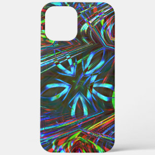 Messy Striche mit farbenfrohen Neon auf dunklem Hi Case-Mate iPhone Hülle