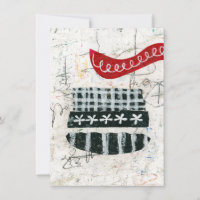 Messy Sunday Grußkarte