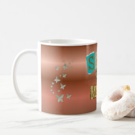 Messy Sunflower Boho Classic Tasse aufzeigen