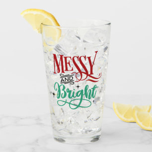 Messy und Bright   Funny Festive Christmas Puff Glas