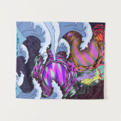 Messy universe wandteppich (Vorderseite (Horizontal))