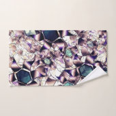 Messy virtuelle Blume in Gradiententönen Badhandtuch Set (Handtuch)