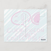 Messy Watercolor Sketch Girl Postkarte (Rückseite)