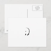 Messy Wink Postkarte (Vorne/Hinten)