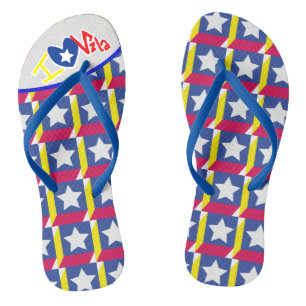 Mestizin I Love Venezuela Badesandalen
