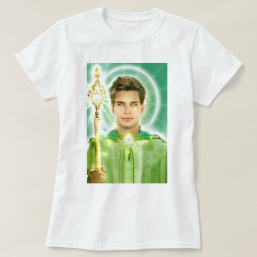 Mestre Hilarion da Grande Fraternidade Branca T-Shirt (Design vorne)