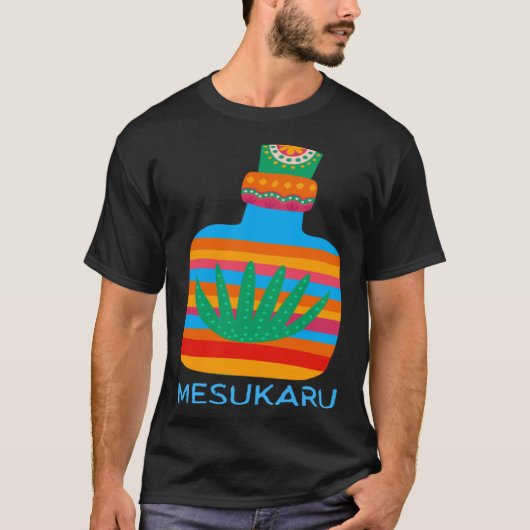 Mesukaru Mezcal Bottle T-Shirt (Vorderseite)