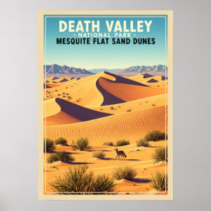 Mesziemlich Flat Sand Dunes Death Valley V01 Poster