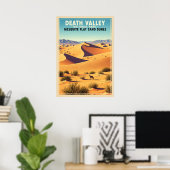 Mesziemlich Flat Sand Dunes Death Valley V01 Poster (Heimbüro)