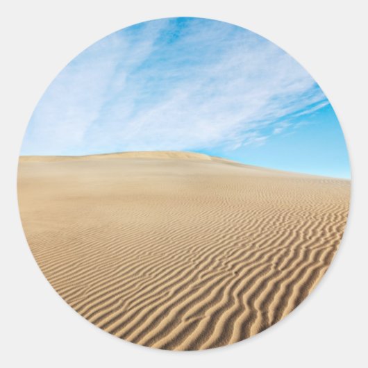 Mesziemlich Flats Sand Dunes Runder Aufkleber (Vorderseite)