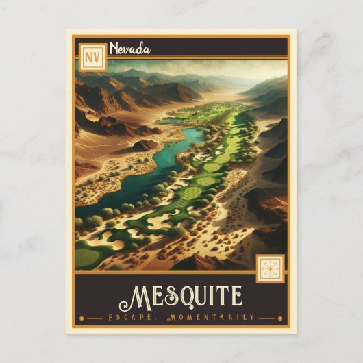 Mesziemlich, Nevada | VINTAG Postkarte (Vorderseite)