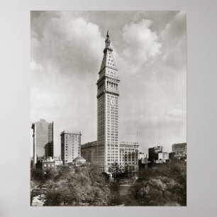 Met Life Tower New York City, 1910. Vintage-Foto Poster