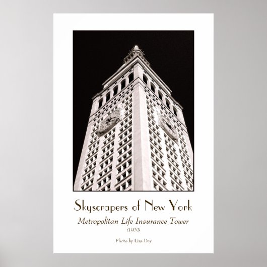Met Life Tower Poster (Vorne)