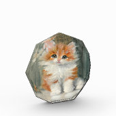 Meta Plückebaum Vintag Adorable Kitten Painting Fotoblock (Links)