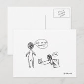 Meta-Postkarte Postkarte (Vorne/Hinten)