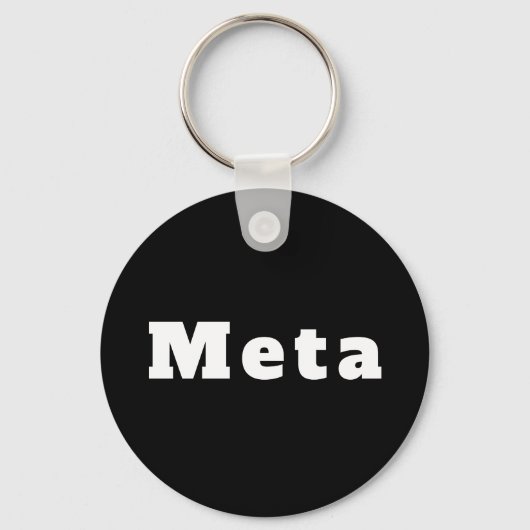 Meta Schlüsselanhänger (Vorderseite)