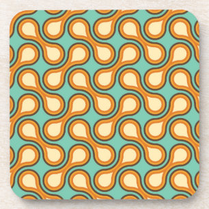 Metaball Graphic Circle Barbell Orange von Funky 1 Getränkeuntersetzer