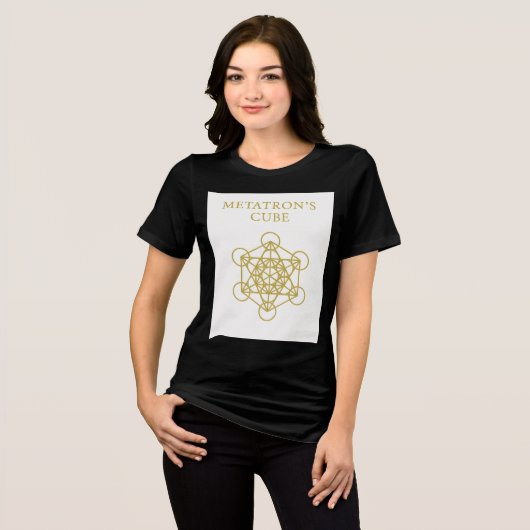 MetaBella+Leinwand Tri-mix T - Shirt, weiß, Erwach Tri-Blend Shirt (Vorderseite voll)