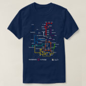 Metabolische U-Bahn 2 T-Shirt (Design vorne)