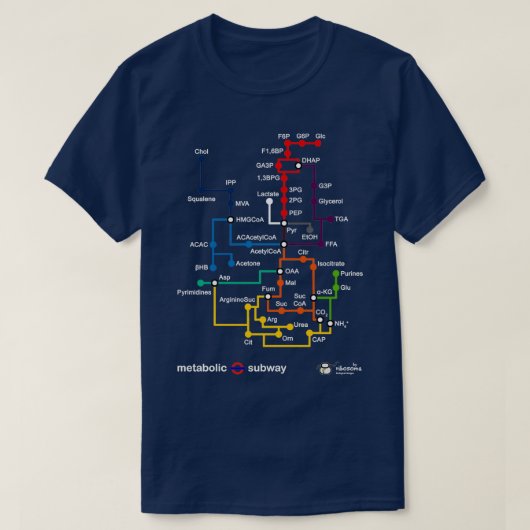 Metabolische U-Bahn 2 T-Shirt (Design vorne)