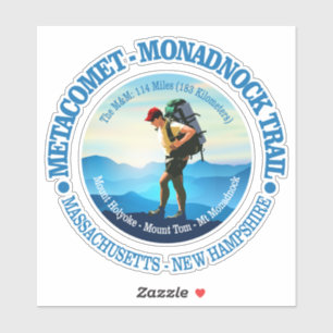 Metacomt-Monadnock Spur (Wanderer C) Aufkleber