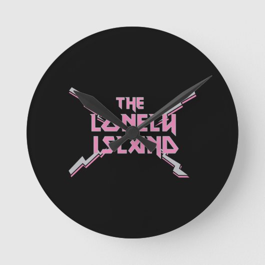 Metal 2 runde wanduhr (Vorderseite)