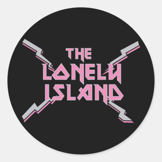 Metal 2 runder aufkleber (Vorderseite)