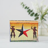 Metal Art bei Senor Buddy's on 290, Austin, TX Postkarte (Stehend Vorderseite)