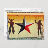 Metal Art bei Senor Buddy's on 290, Austin, TX Postkarte (Vorne/Hinten)